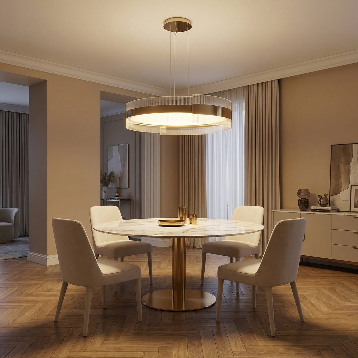 Yiosi Series Acrylic Pendant Light - scene-1