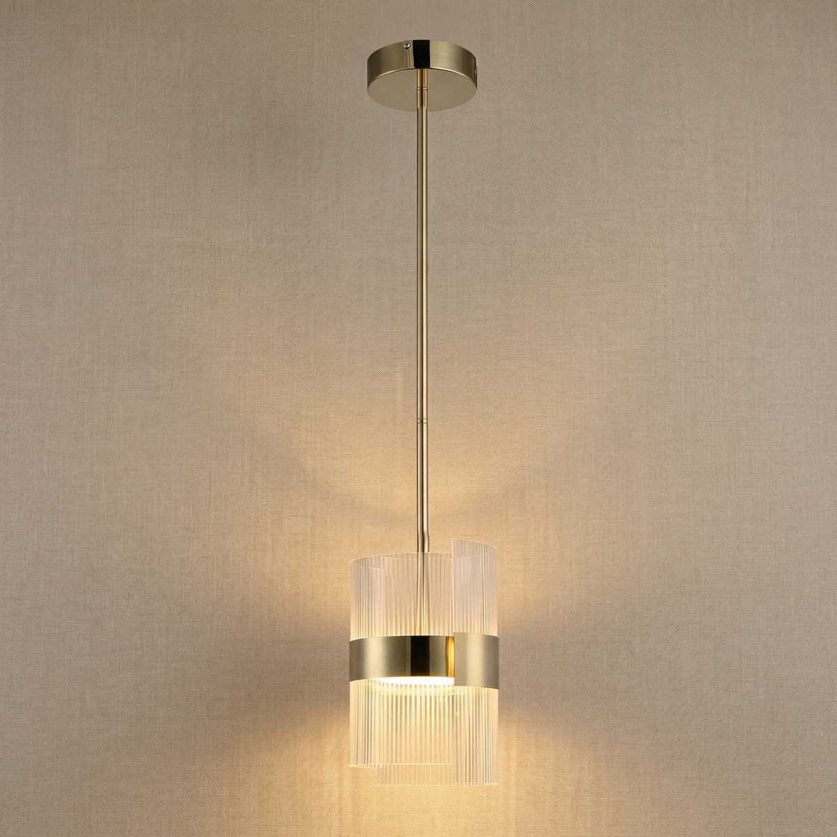 Yiosi Series Acrylic Pendant Light - 8" (Dia 200mm)