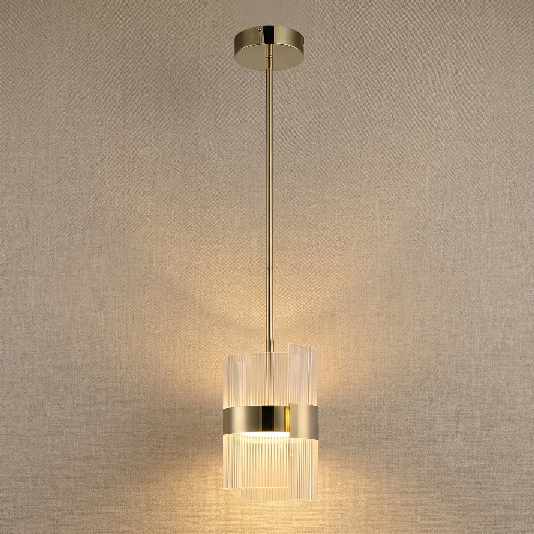 Yiosi Series Acrylic Pendant Light - 8" (Dia 200mm)