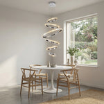 Yiosi Series Cascading Crystal Pendant Light - scene-2