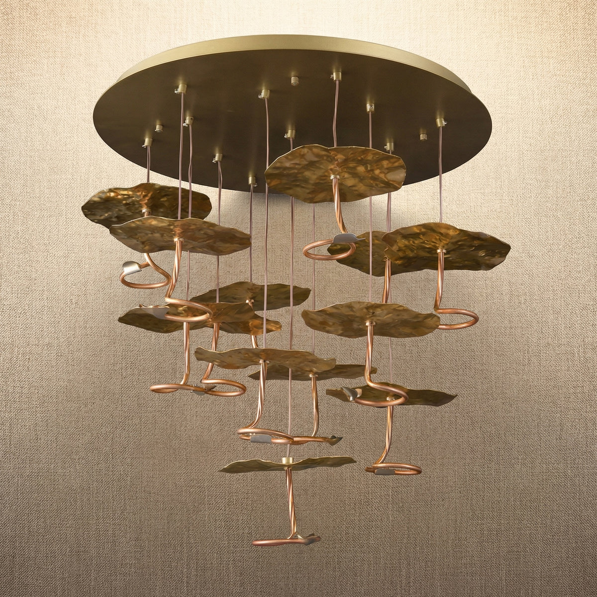 Yiosi Series Cluster Copper Celling lamp - dark