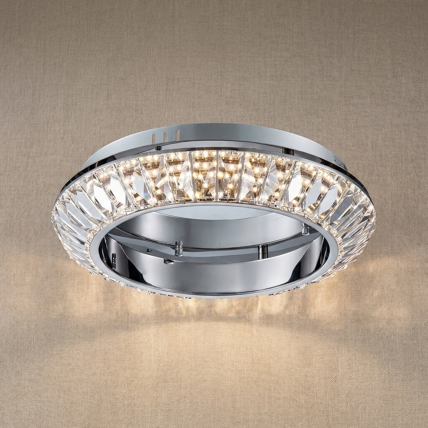 Yiosi Series Crystal Celling lamp 16" - 16" (Dia 410mm)