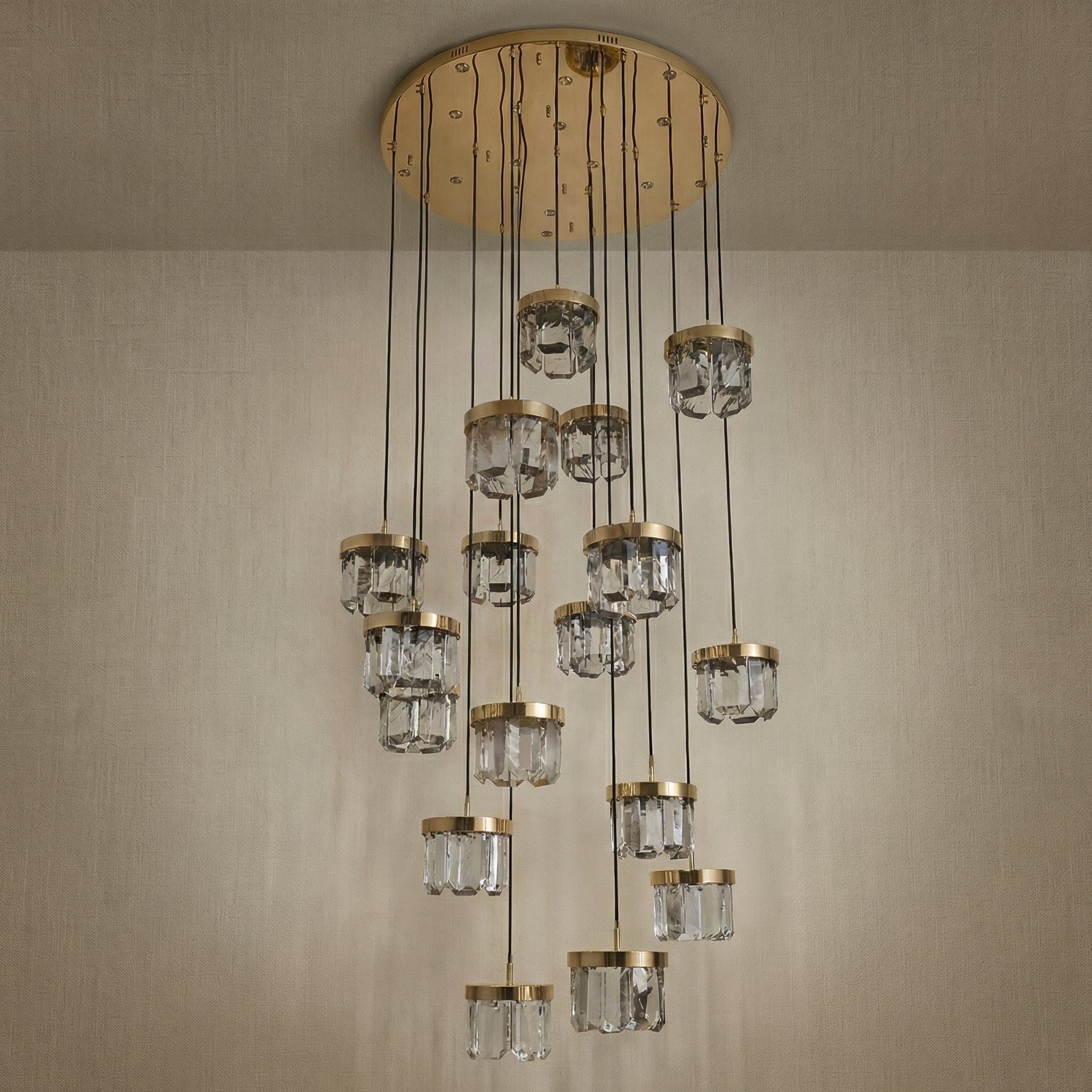 Yiosi Series Crystal Celling lamp Style A - dark