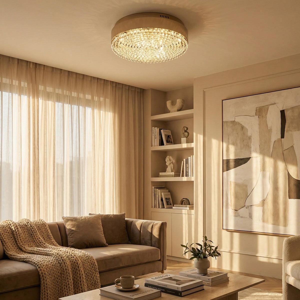 Yiosi Series Crystal Celling lamp Style B - scene-3
