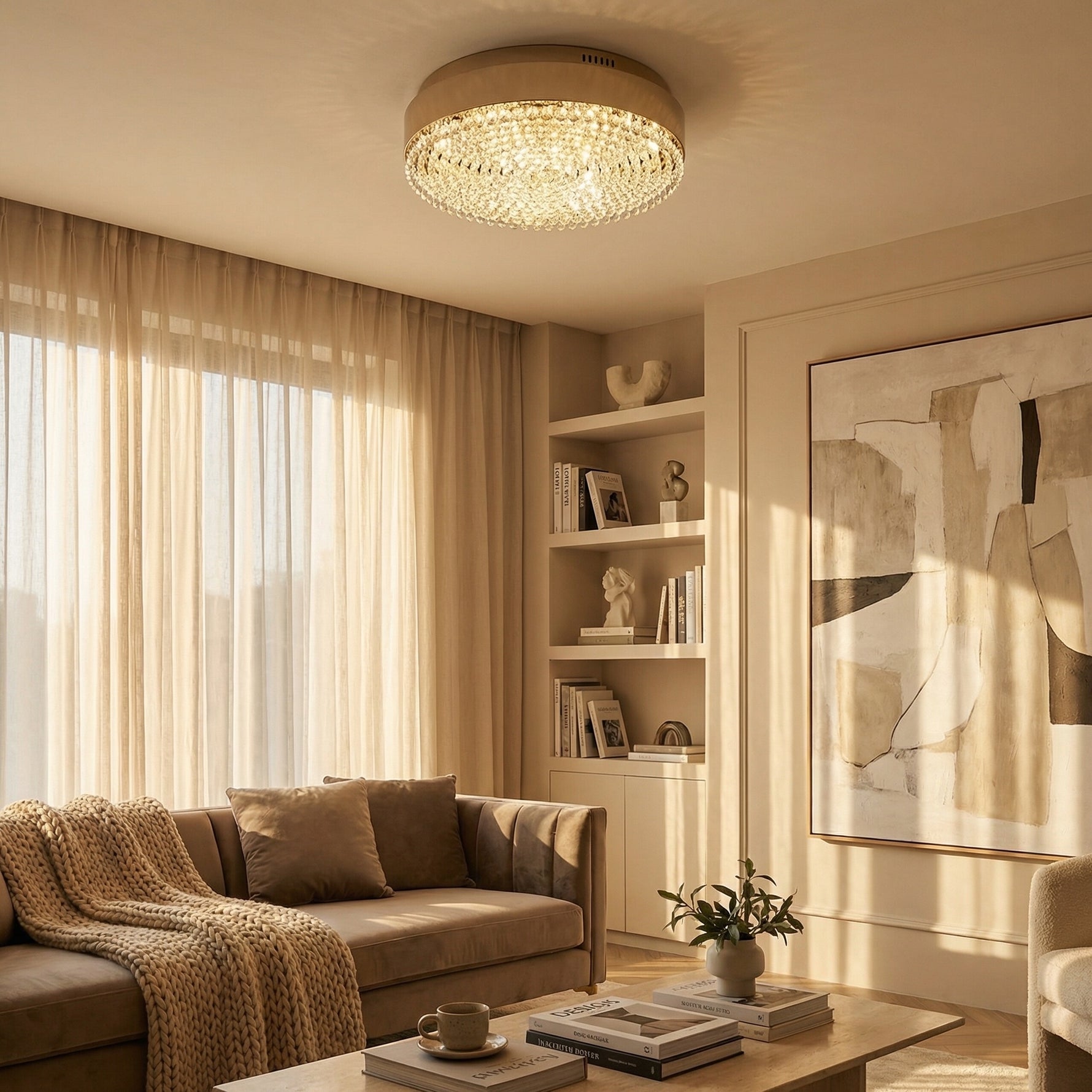 Yiosi Series Crystal Celling lamp Style B - scene-3