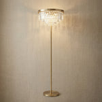 Yiosi Series Crystal Floor Lamp Style A - 18" (Dia 450mm)