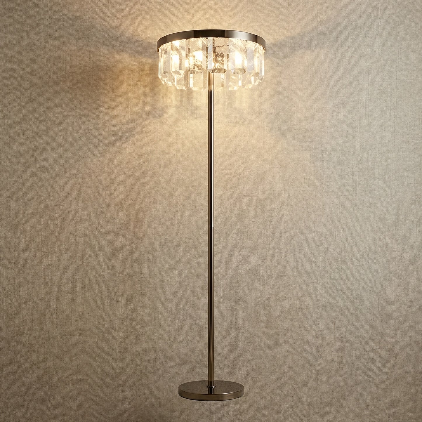 Yiosi Series Crystal Floor Lamp Style B - 18" (Dia 450mm)