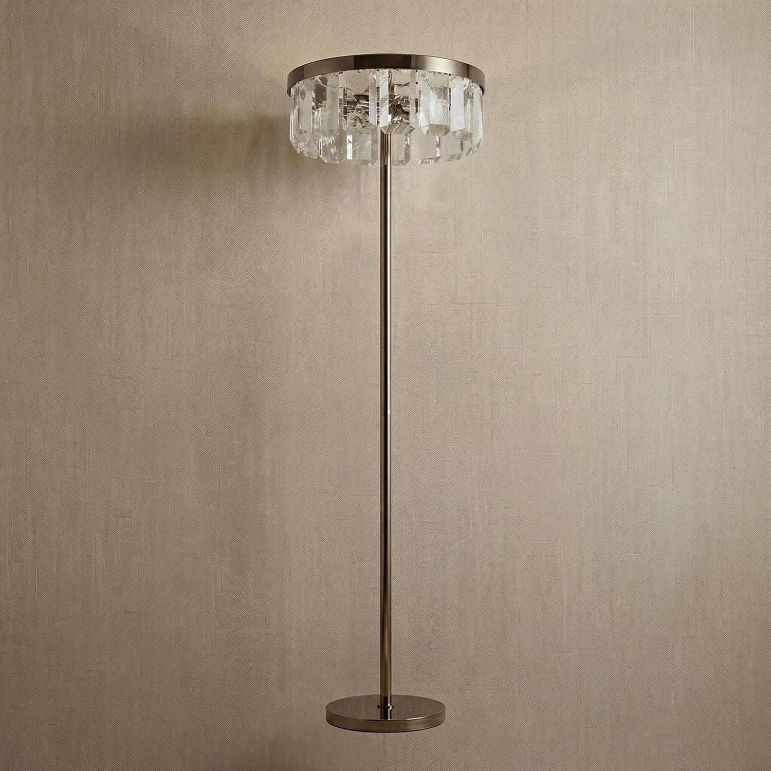 Yiosi Series Crystal Floor Lamp Style B - dark
