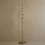 Yiosi Series Crystal Floor Lamp Style C - dark