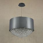 Yiosi Series Crystal Pendant Light 28" - dark