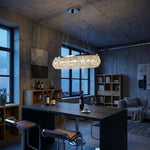 Yiosi Series Crystal Pendant Light 39" - scene-3
