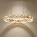 Yiosi Series Crystal Pendant Light 39" - 24" (Dia 600mm)