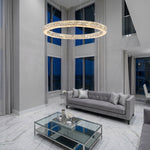 Yiosi Series Crystal Pendant Light 39" - scene-1