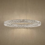 Yiosi Series Crystal Pendant Light 39" - dark