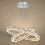Yiosi Series Crystal Pendant Light 39" - 31" (Dia 800mm) Style B