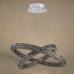 Yiosi Series Crystal Pendant Light 39" - dark