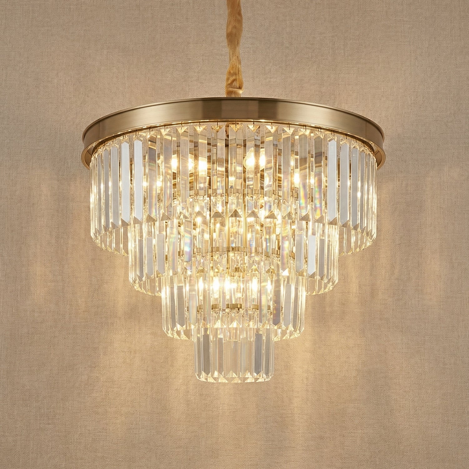 Yiosi Series Crystal Pendant Light Style A - 22" (Dia 550mm)