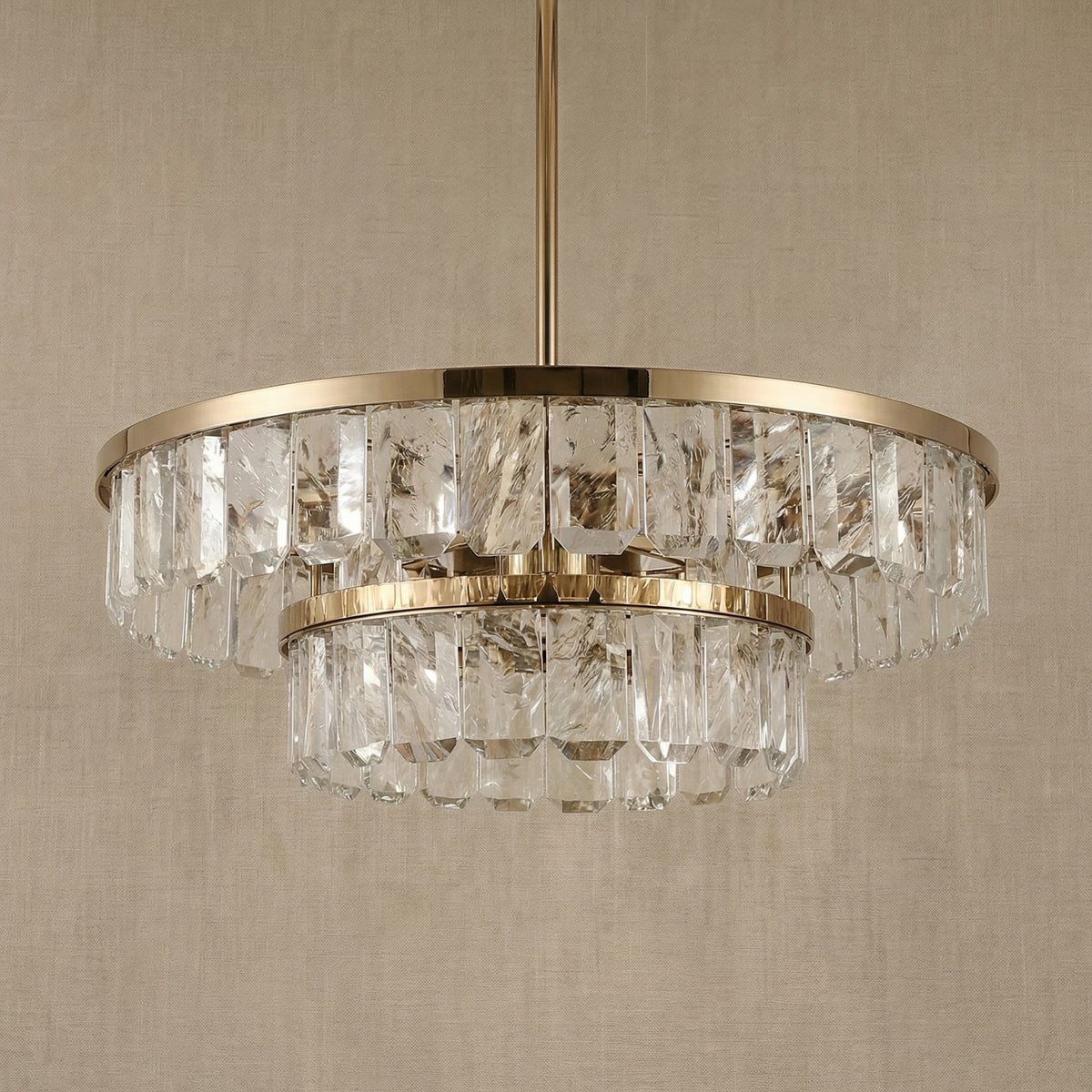 Yiosi Series Crystal Pendant Light Style B - dark