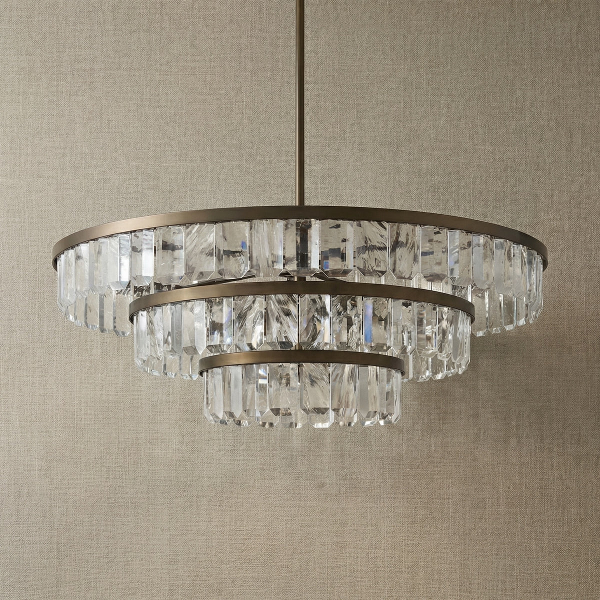 Yiosi Series Crystal Pendant Light Style B - dark