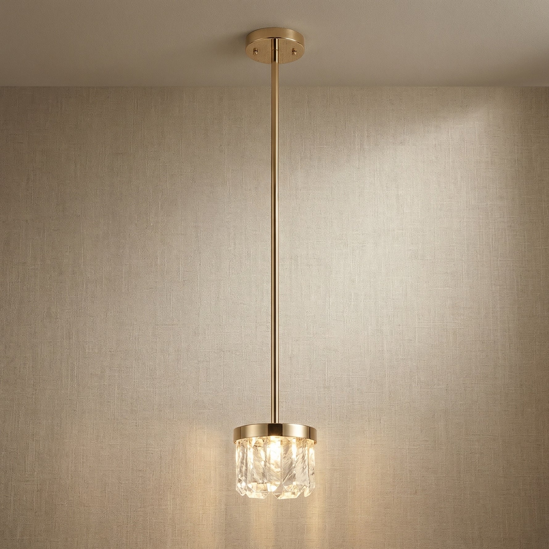 Yiosi Series Crystal Pendant Light Style B - 8" (Dia 205mm)