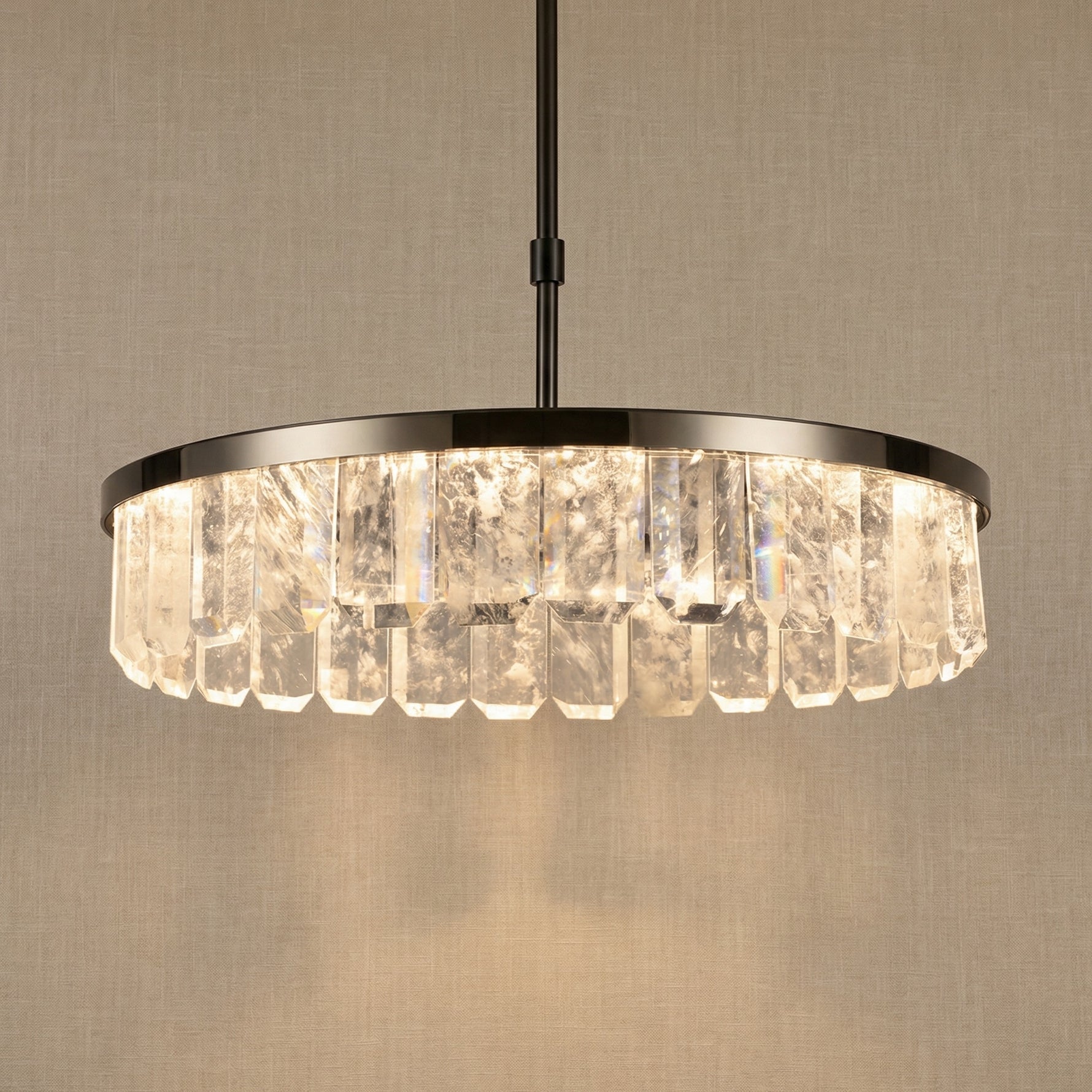 Yiosi Series Crystal Pendant Light Style B - 31" (Dia 800mm)