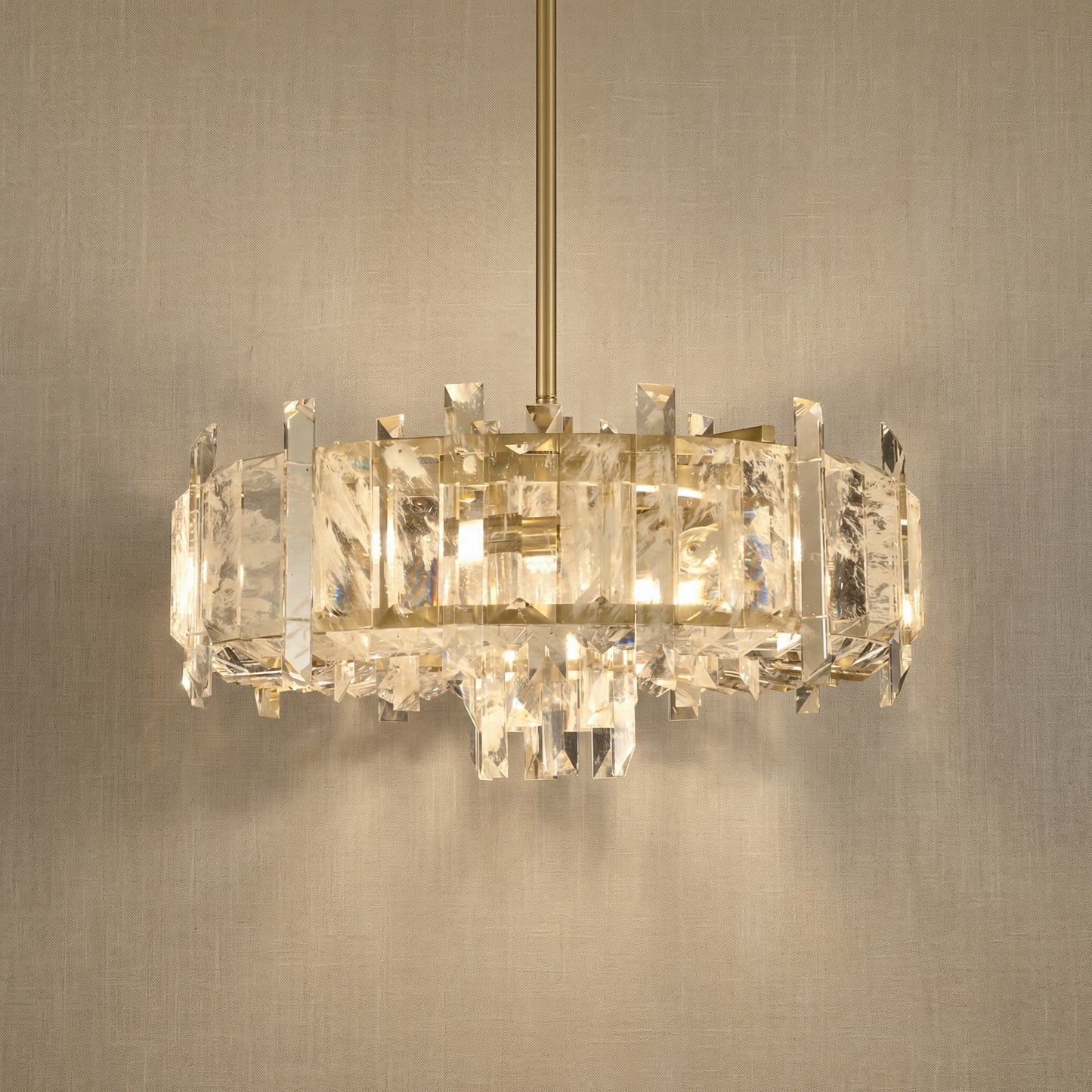 Yiosi Series Crystal Pendant Light Style C - 24" (Dia 620mm)