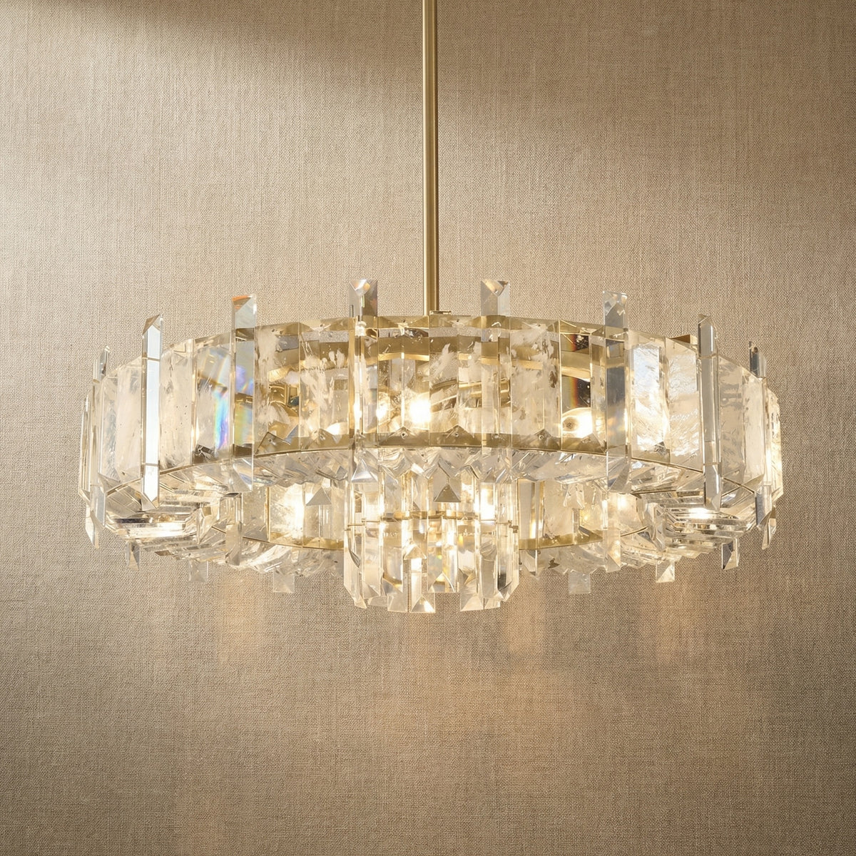 Yiosi Series Crystal Pendant Light Style C - 32" (Dia 820mm)