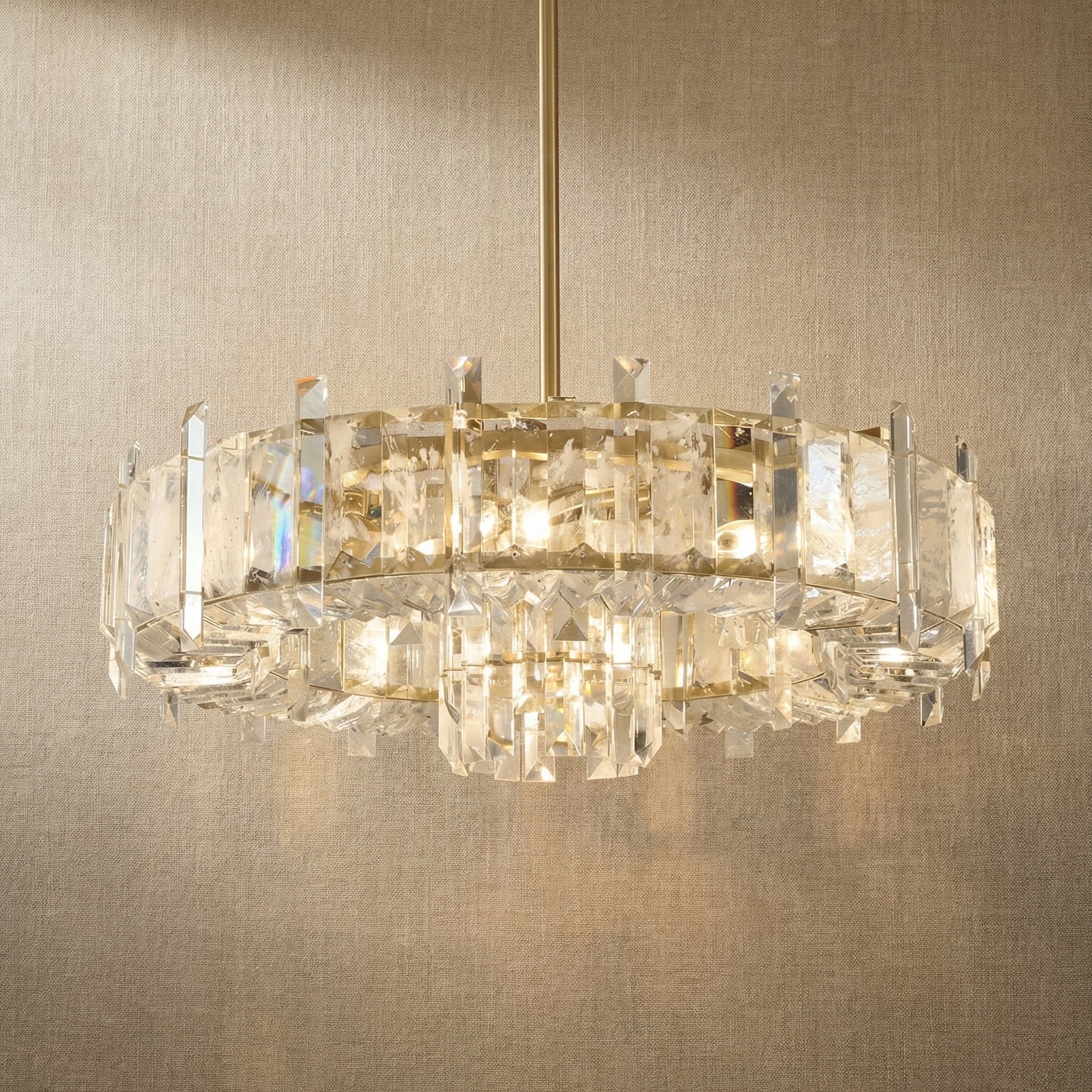 Yiosi Series Crystal Pendant Light Style C - 32" (Dia 820mm)