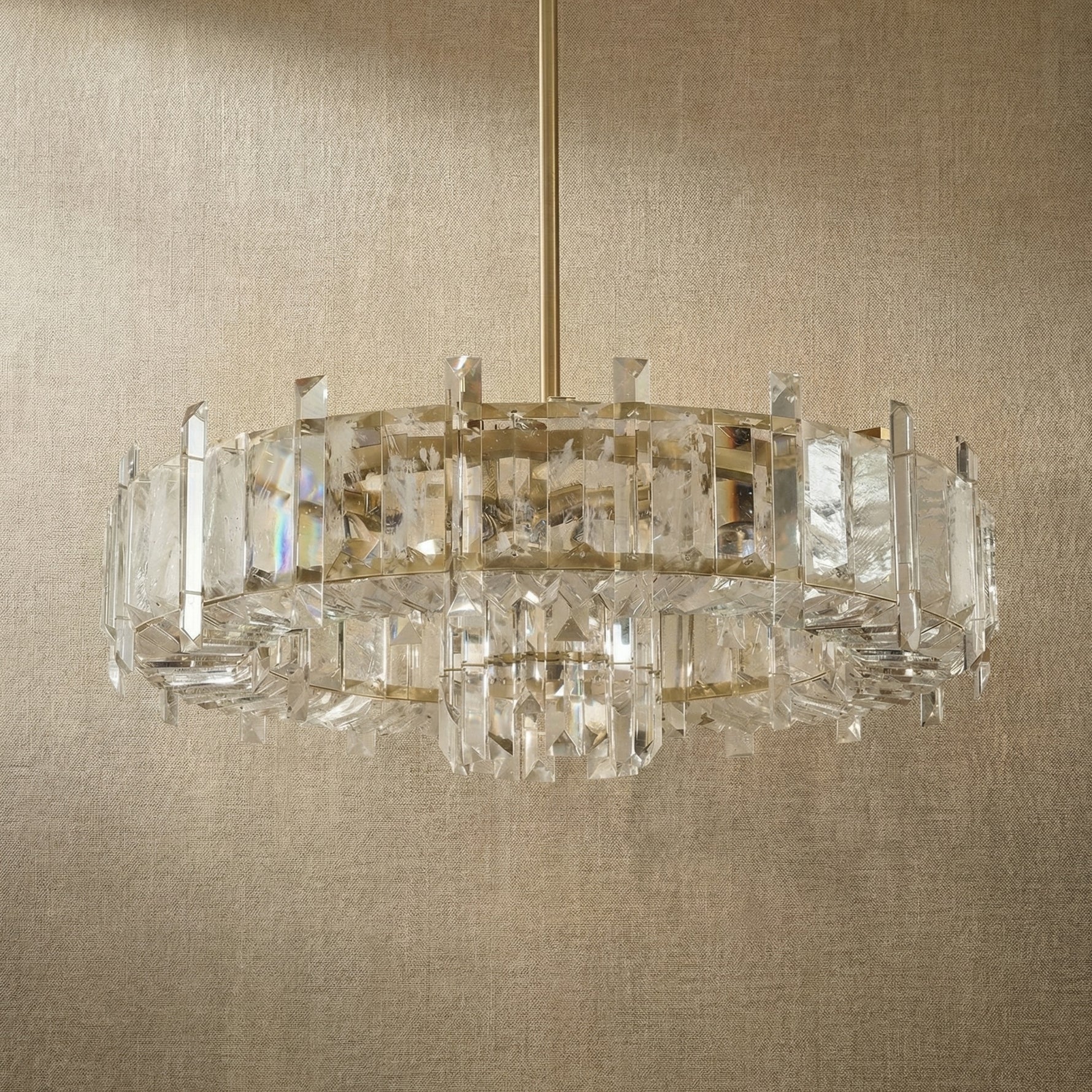 Yiosi Series Crystal Pendant Light Style C - dark