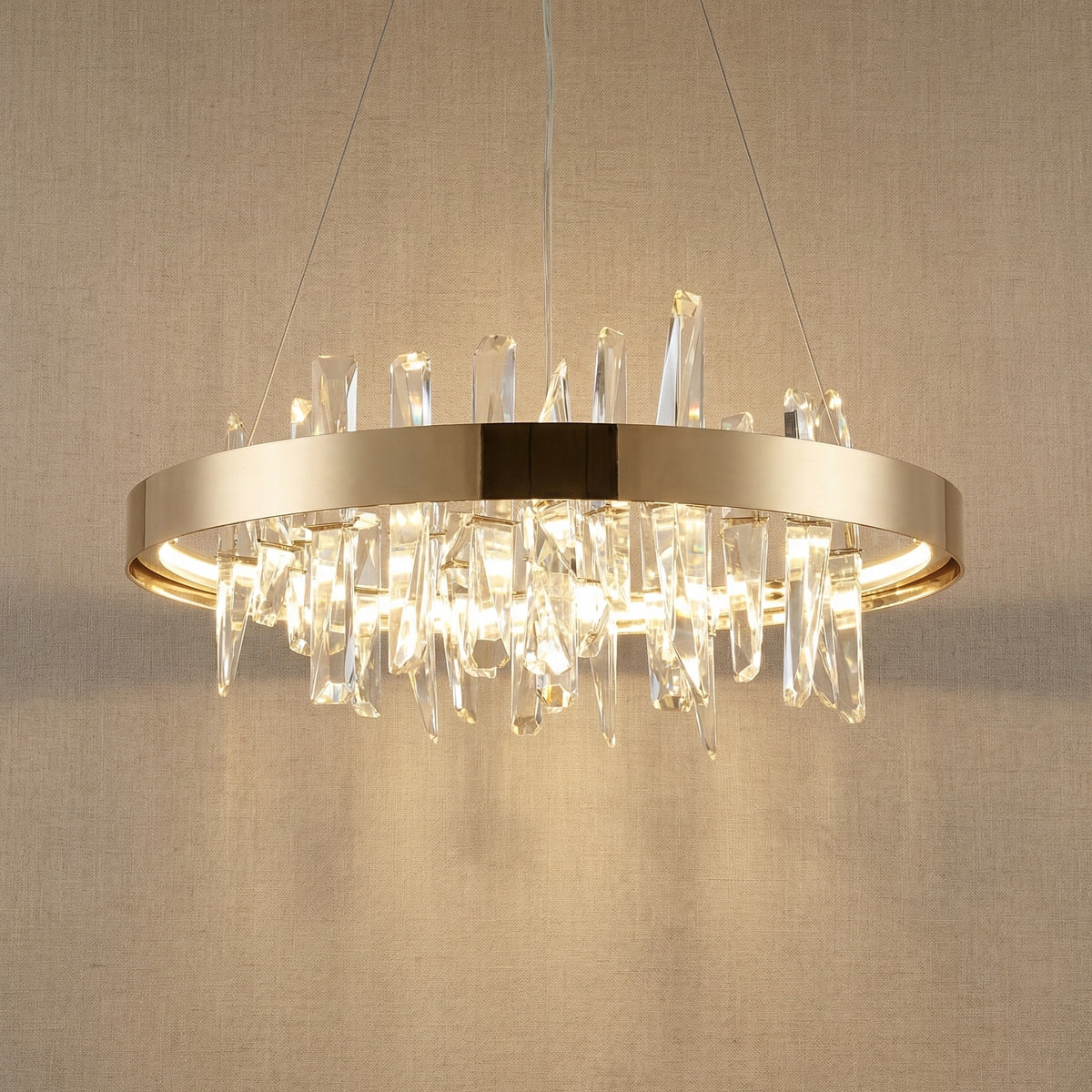 Yiosi Series Crystal Pendant Light Style D - 24" (Dia 600mm)