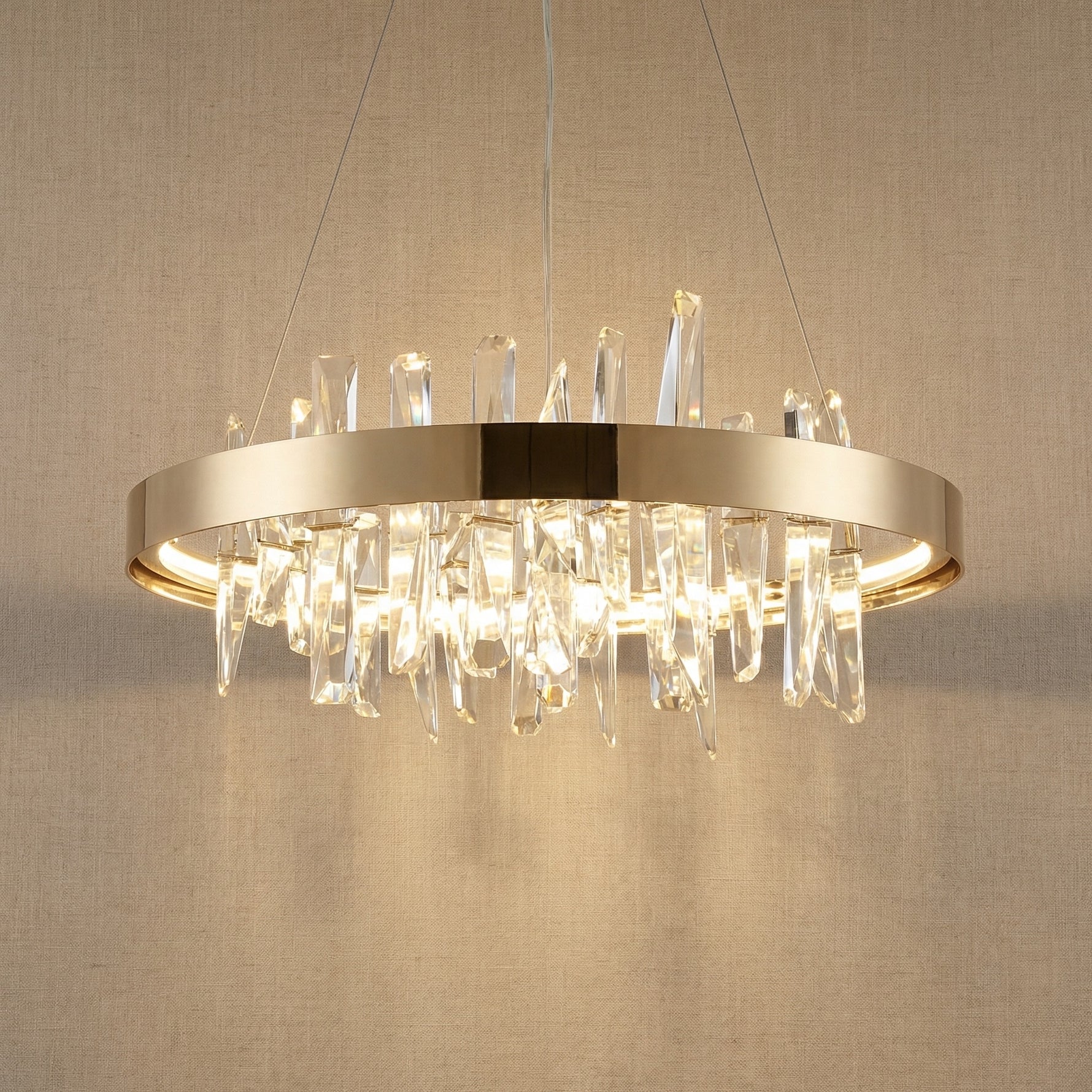 Yiosi Series Crystal Pendant Light Style D - 24" (Dia 600mm)