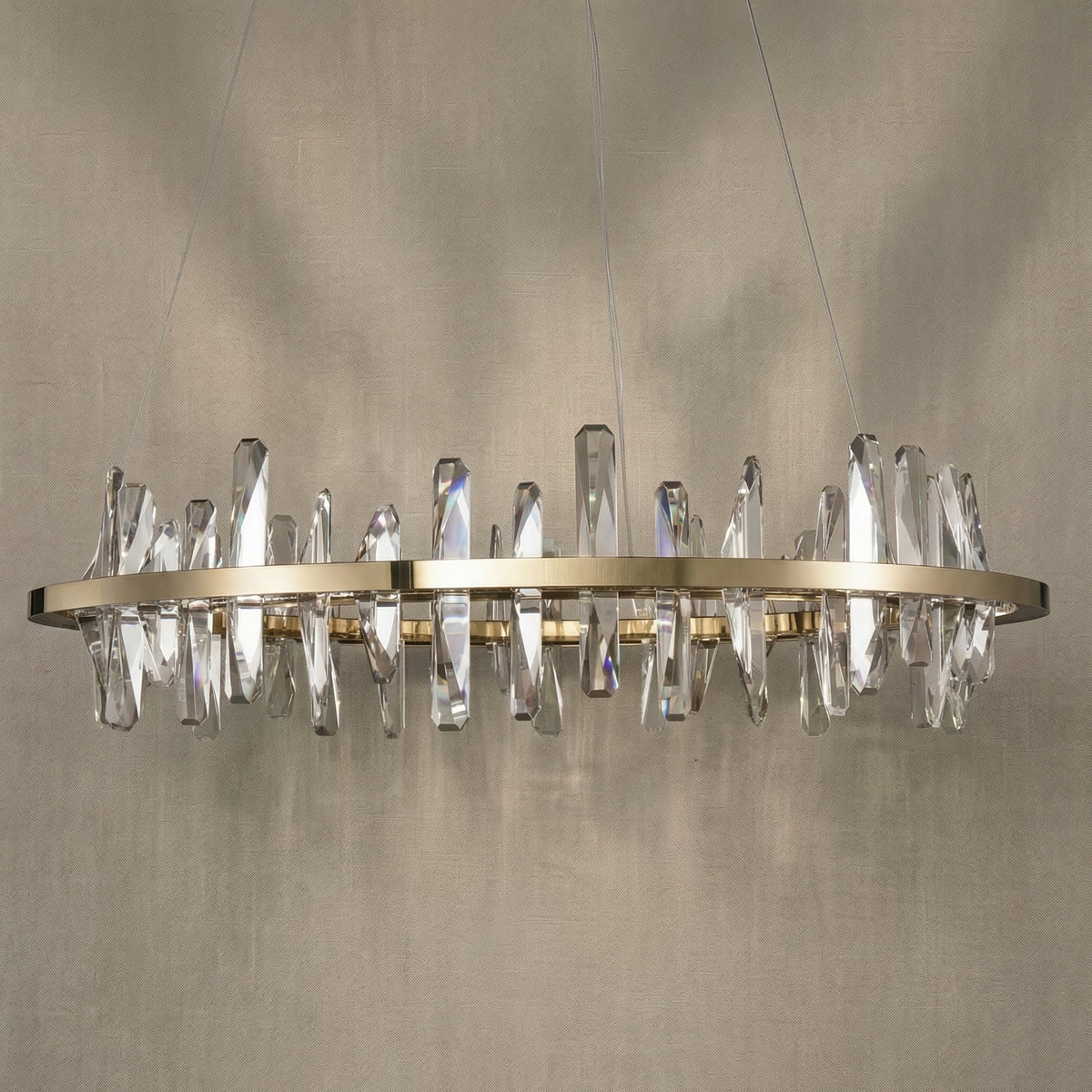 Yiosi Series Crystal Pendant Light Style E - dark
