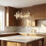 Yiosi Series Crystal Pendant Light Style E - scene-2