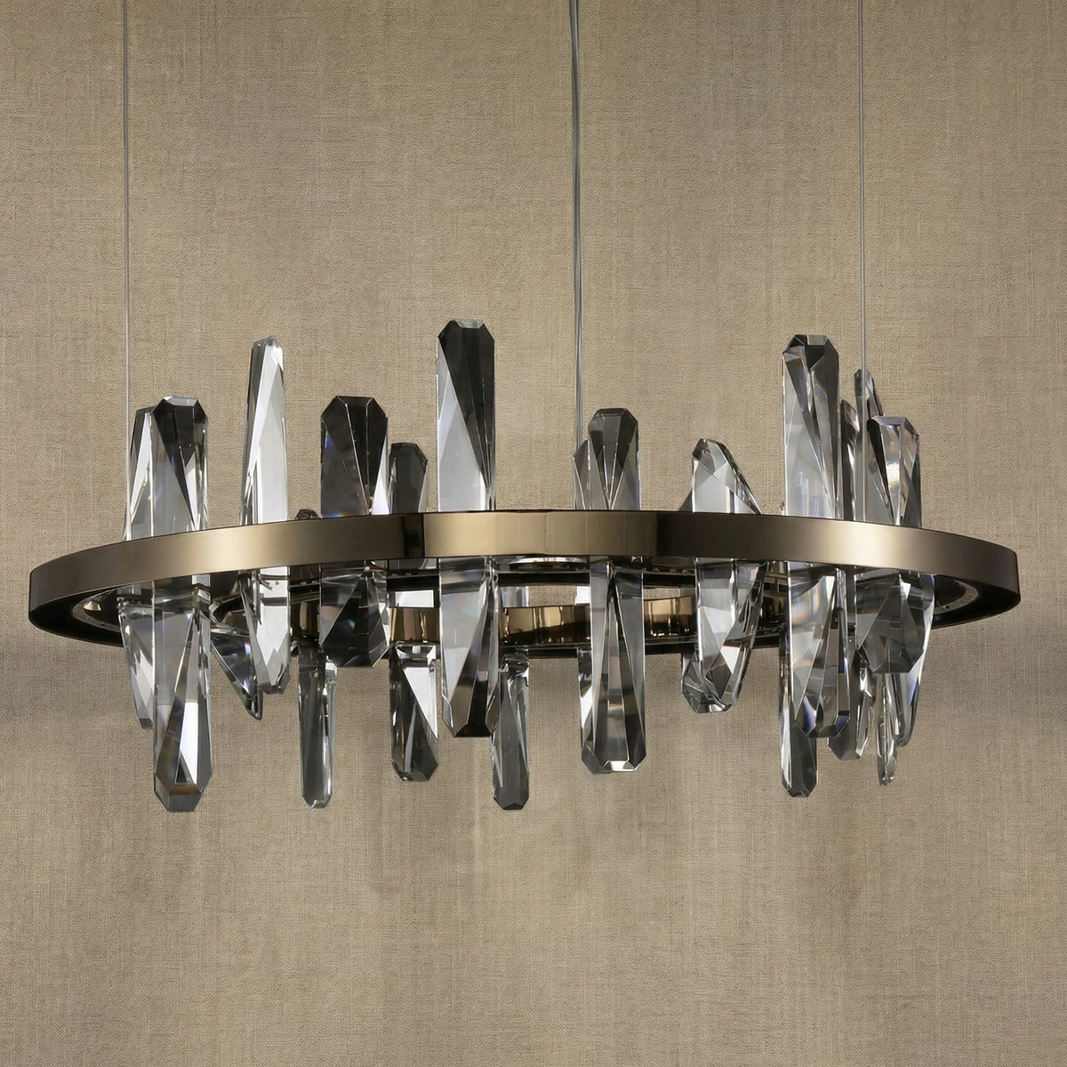Yiosi Series Crystal Pendant Light Style E - dark