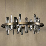 Yiosi Series Crystal Pendant Light Style E - dark