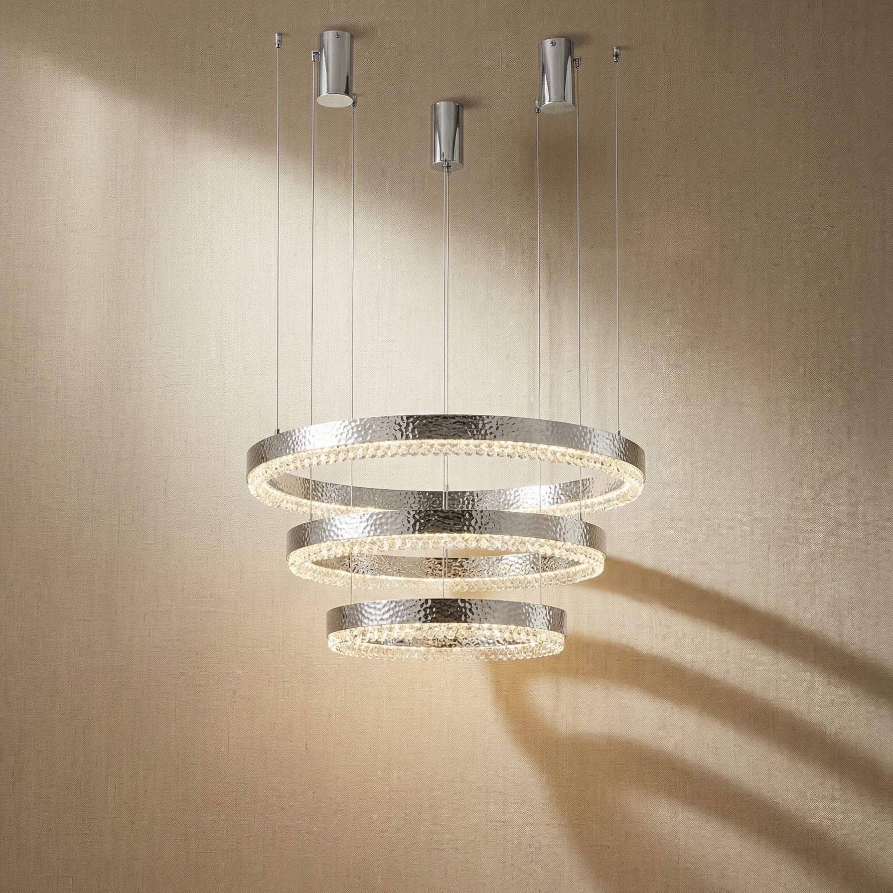 Yiosi Series Crystal Pendant Light Style G - 39" (Dia 1000mm)