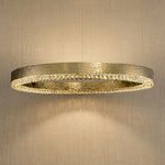 Yiosi Series Crystal Pendant Light Style G - 31" (Dia 800mm)