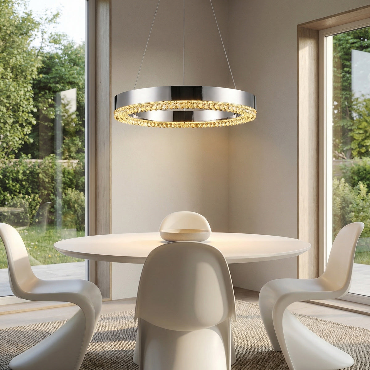 Yiosi Series Crystal Pendant Light Style H - scene-2