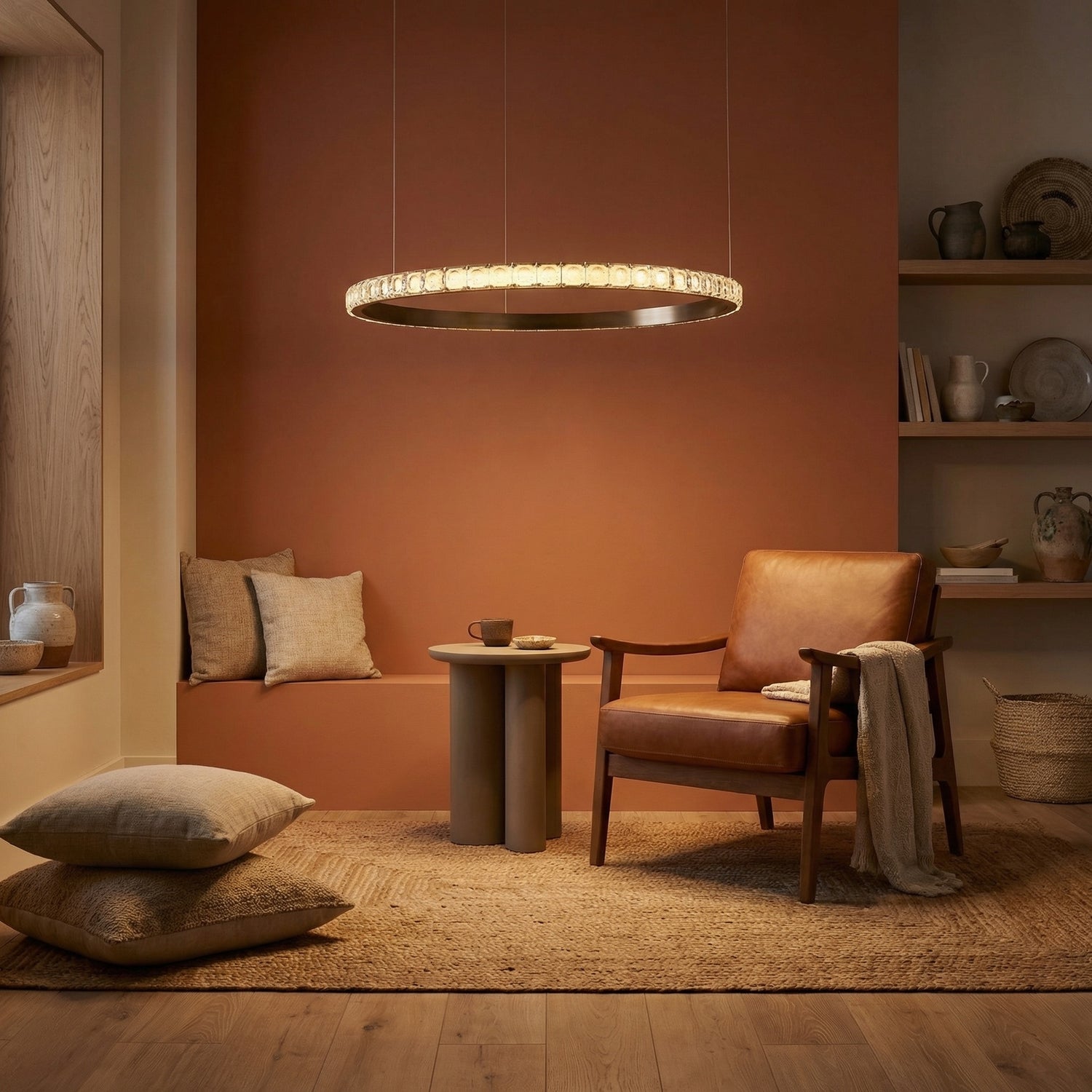Yiosi Series Crystal Pendant Light Style I - scene-1