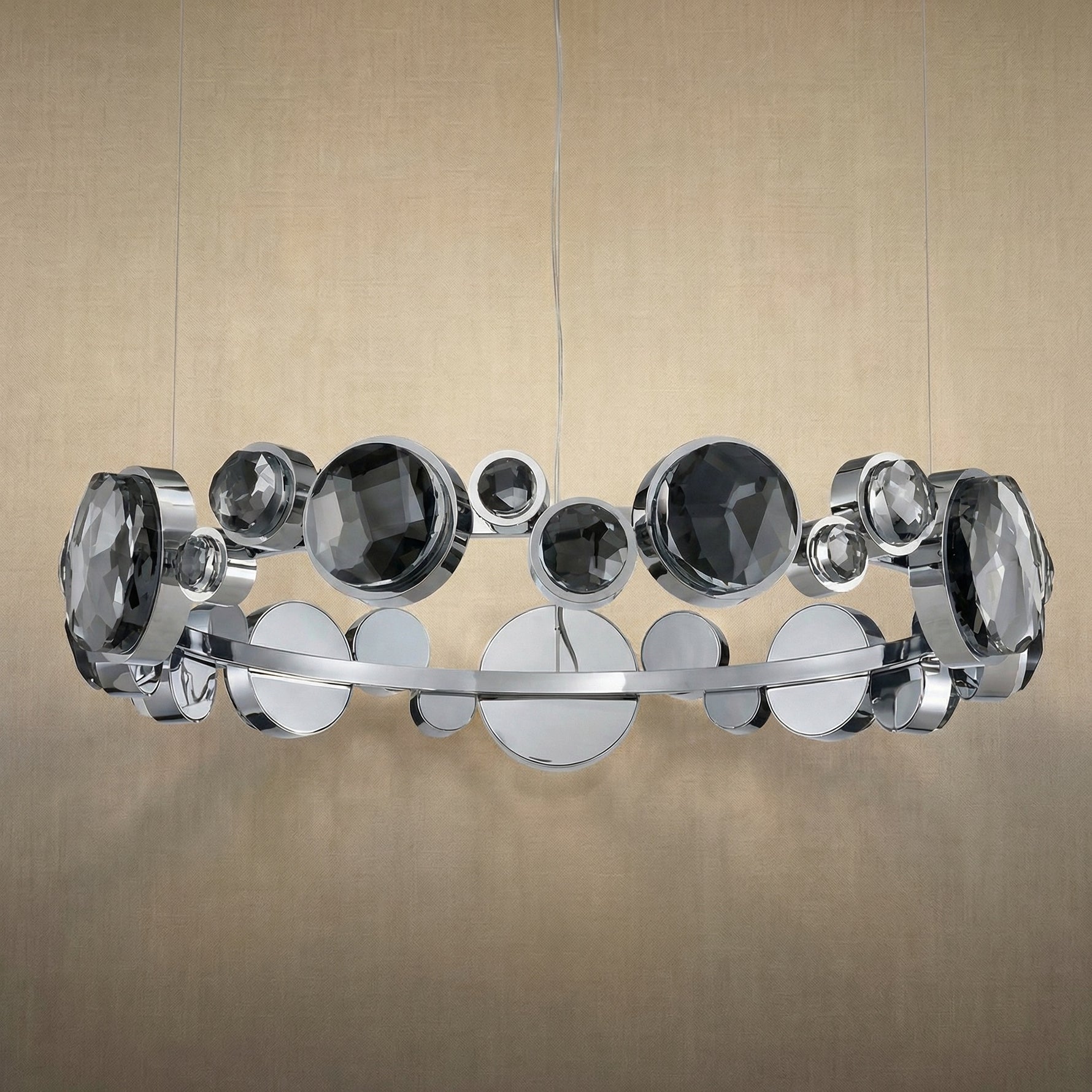 Yiosi Series Crystal Pendant Light Style K - dark