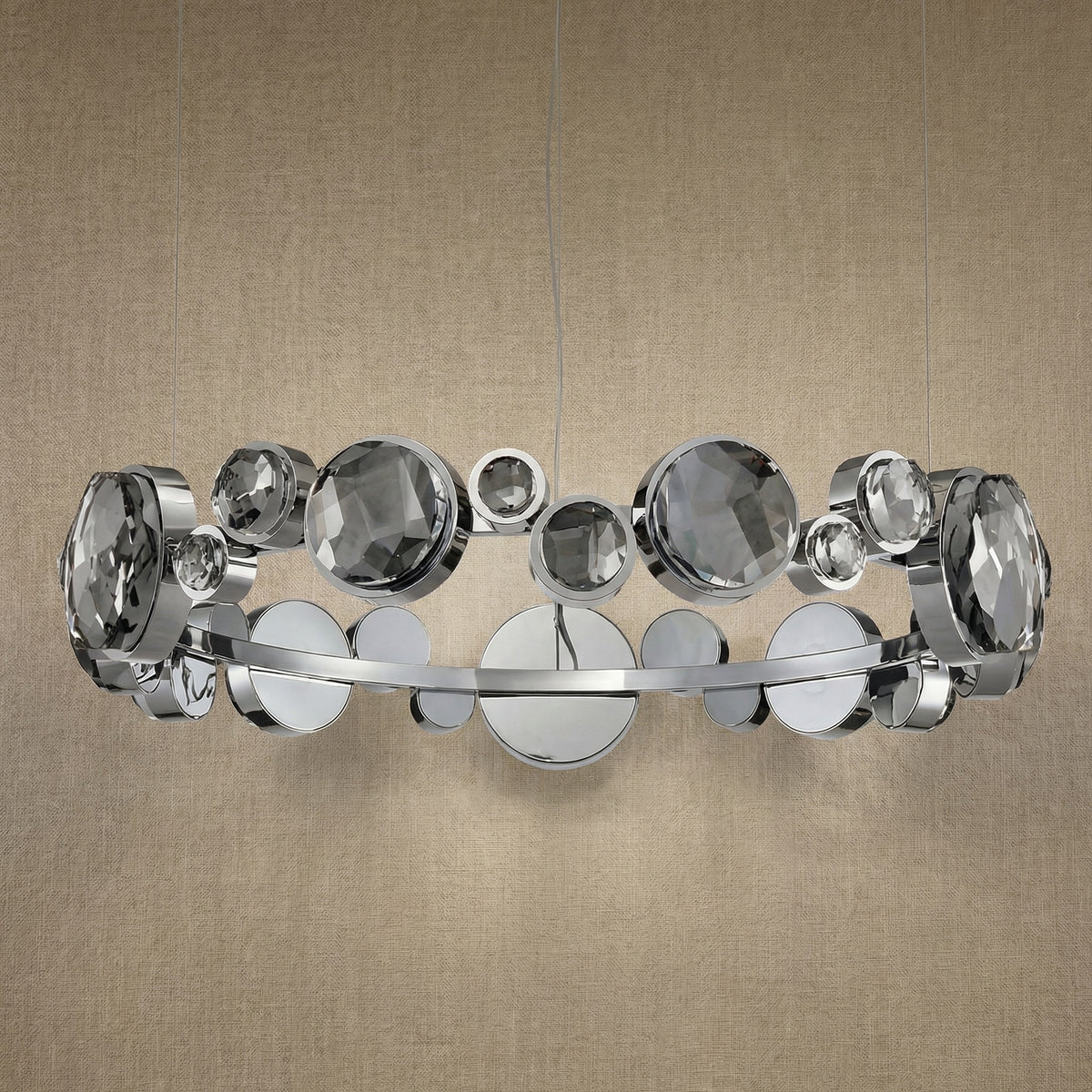 Yiosi Series Crystal Pendant Light Style K - dark