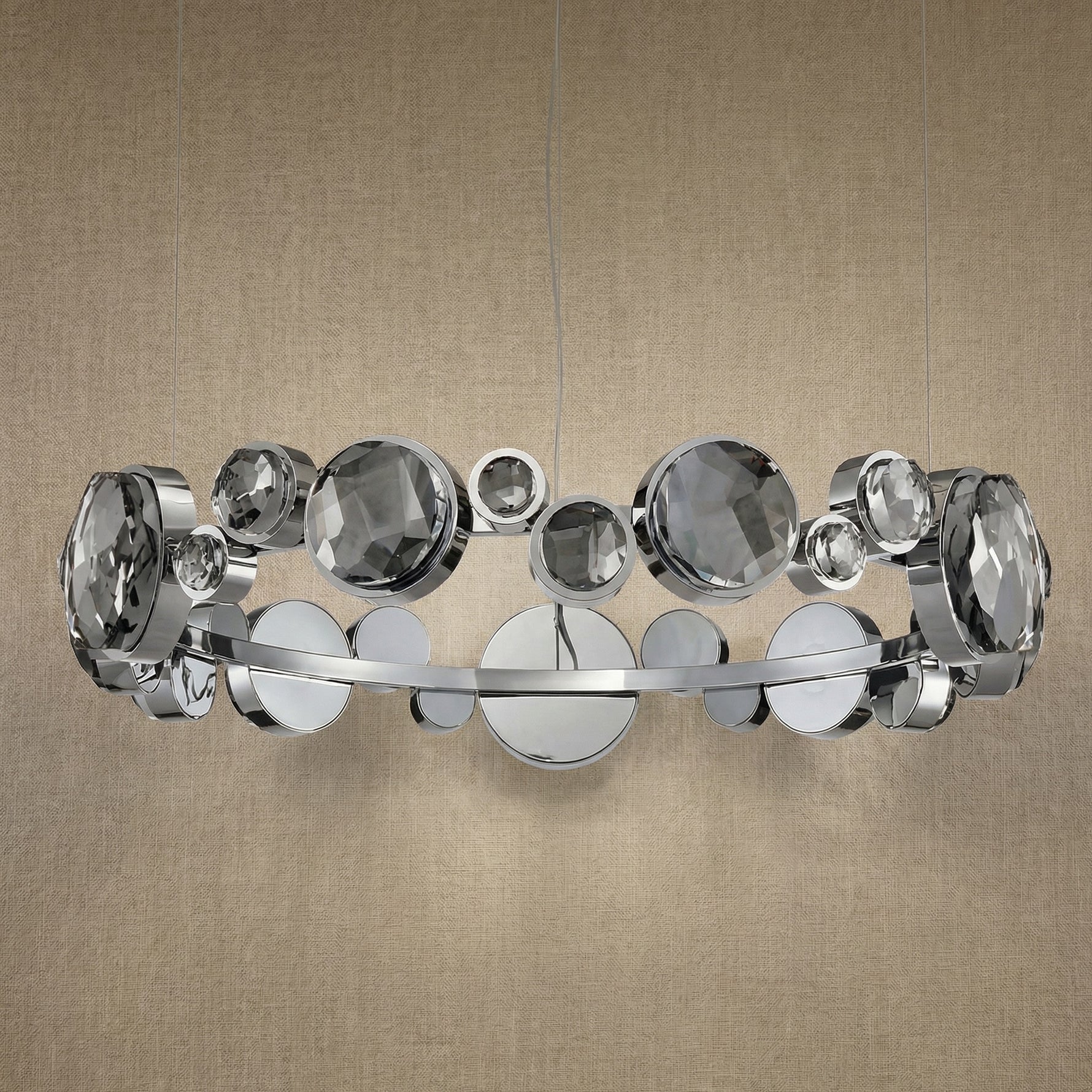 Yiosi Series Crystal Pendant Light Style K - dark
