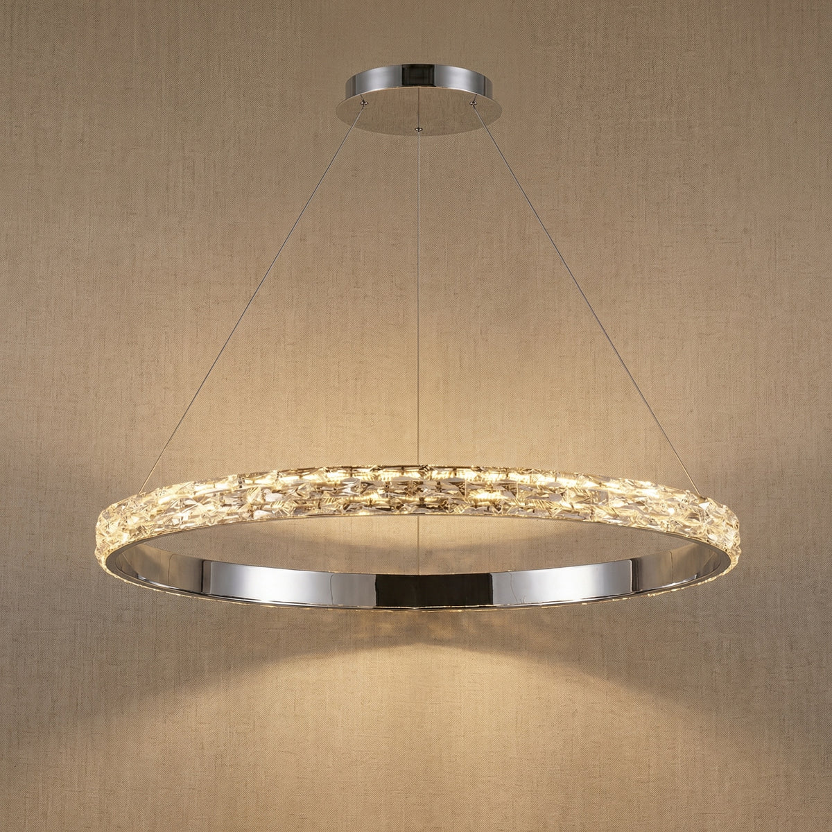 Yiosi Series Crystal Pendant Light Style L - 43" (Dia 1080mm)