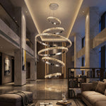 Yiosi Series Crystal Pendant Light Style L - scene-3