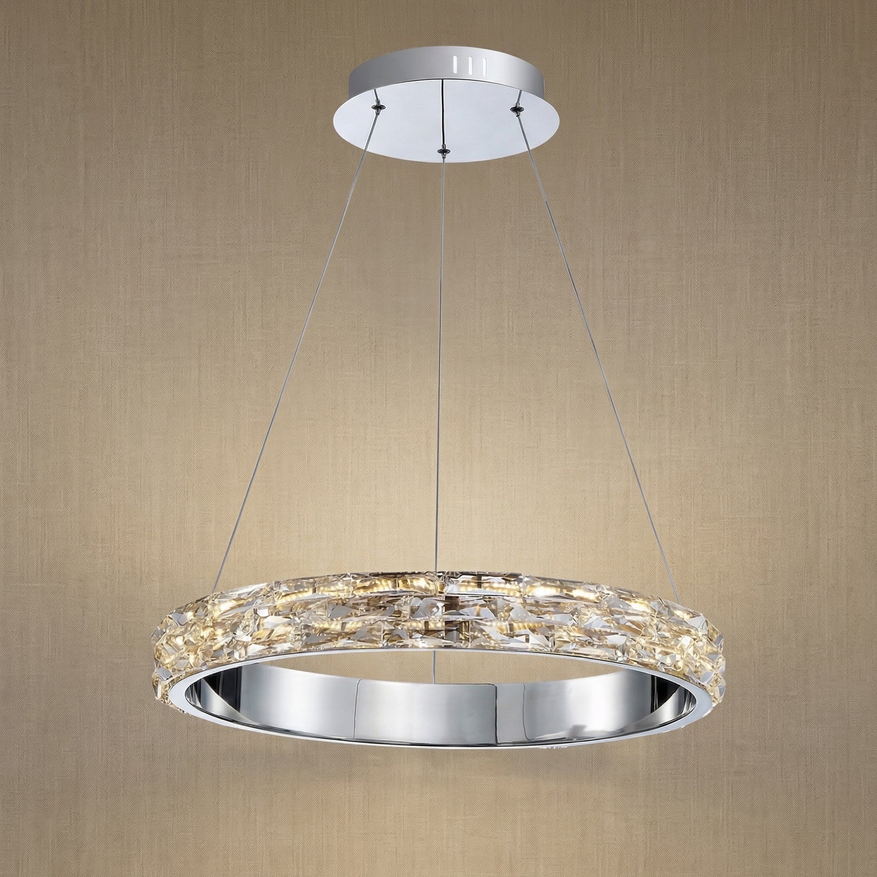 Yiosi Series Crystal Pendant Light Style L - 22" (Dia 560mm)