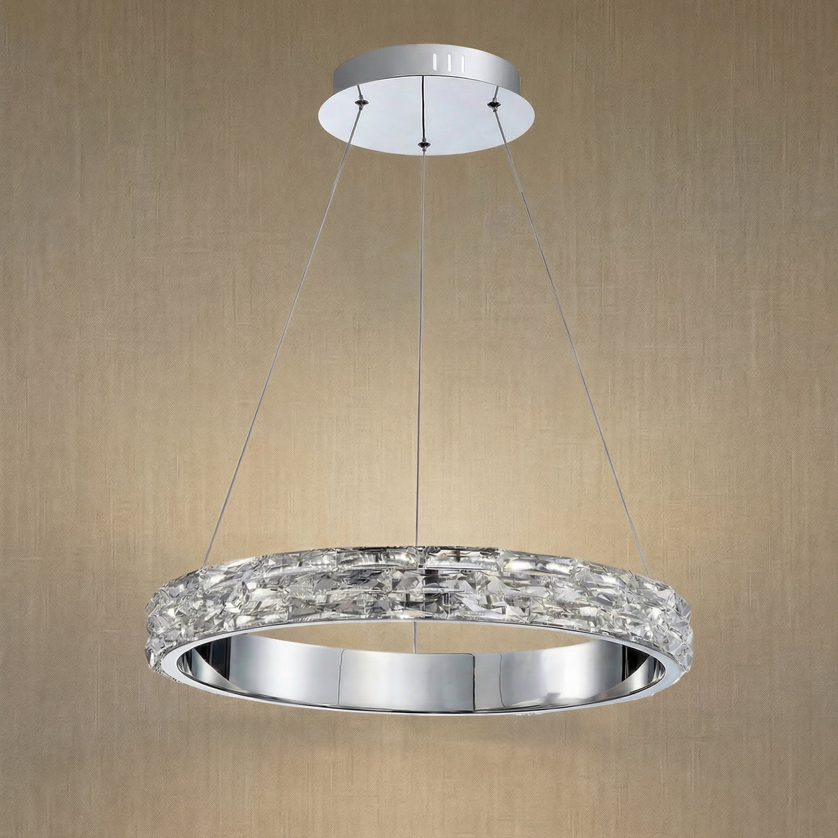 Yiosi Series Crystal Pendant Light Style L - dark