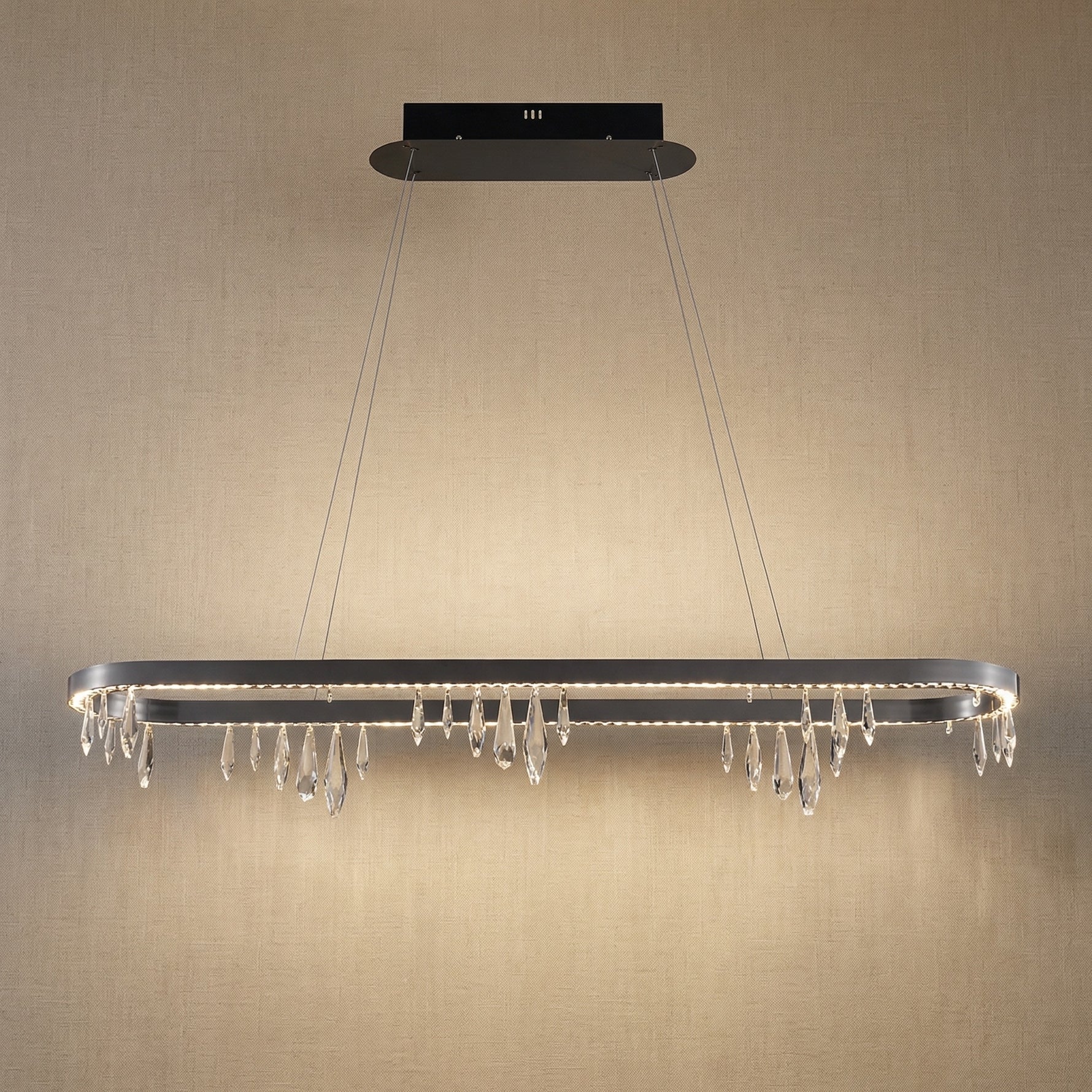 Yiosi Series Crystal Pendant Light Style M - 47" Linear (L1200mm)