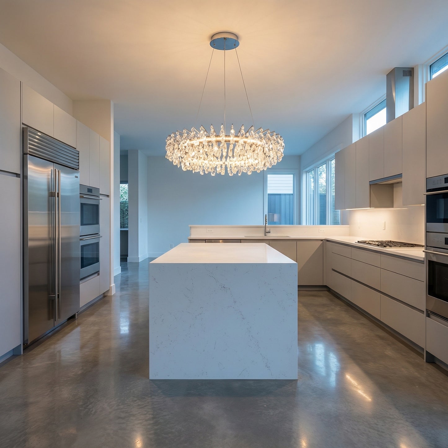 Yiosi Series Crystal Pendant Light Style N - scene-1