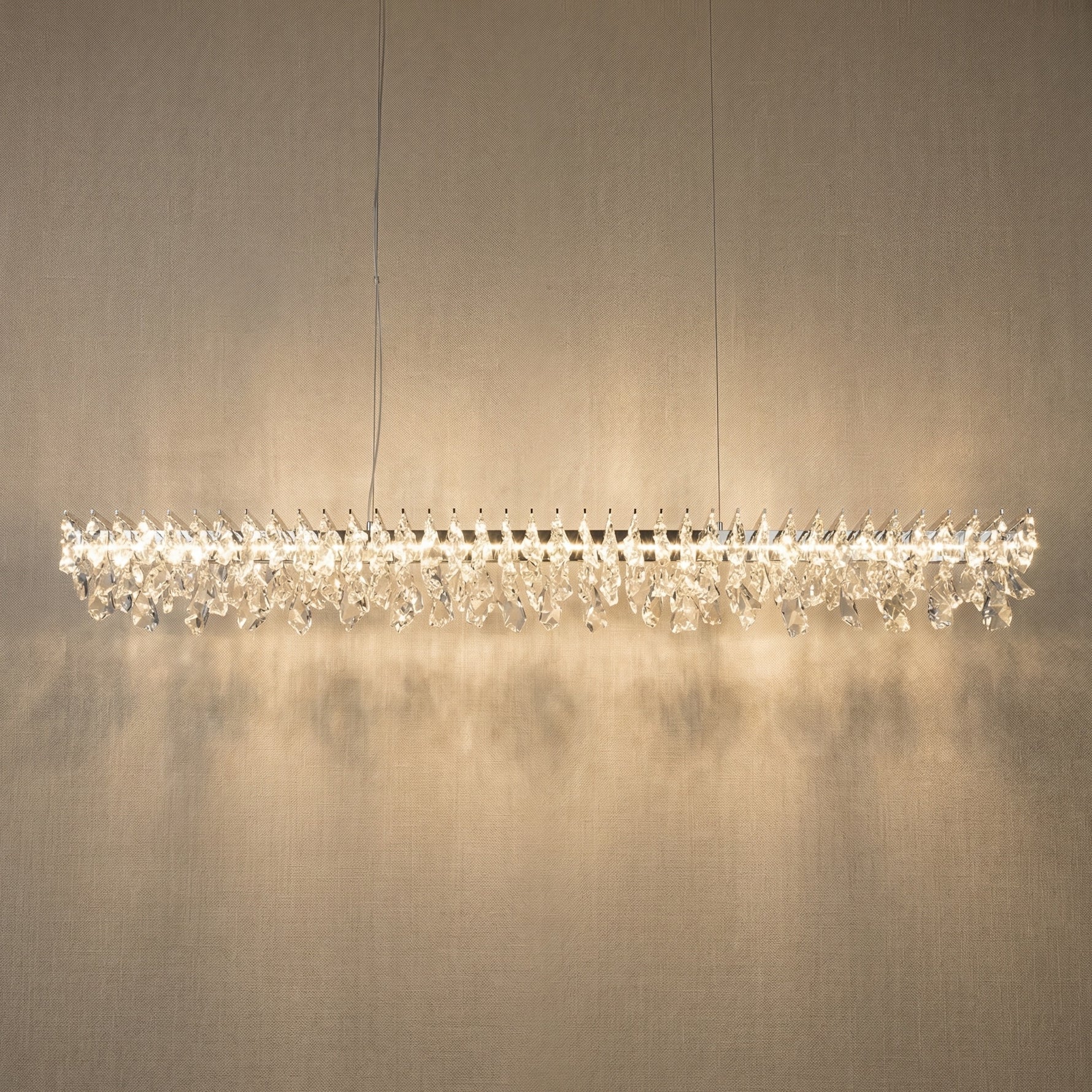 Yiosi Series Crystal Pendant Light Style N - 47" Linear (L1200mm)