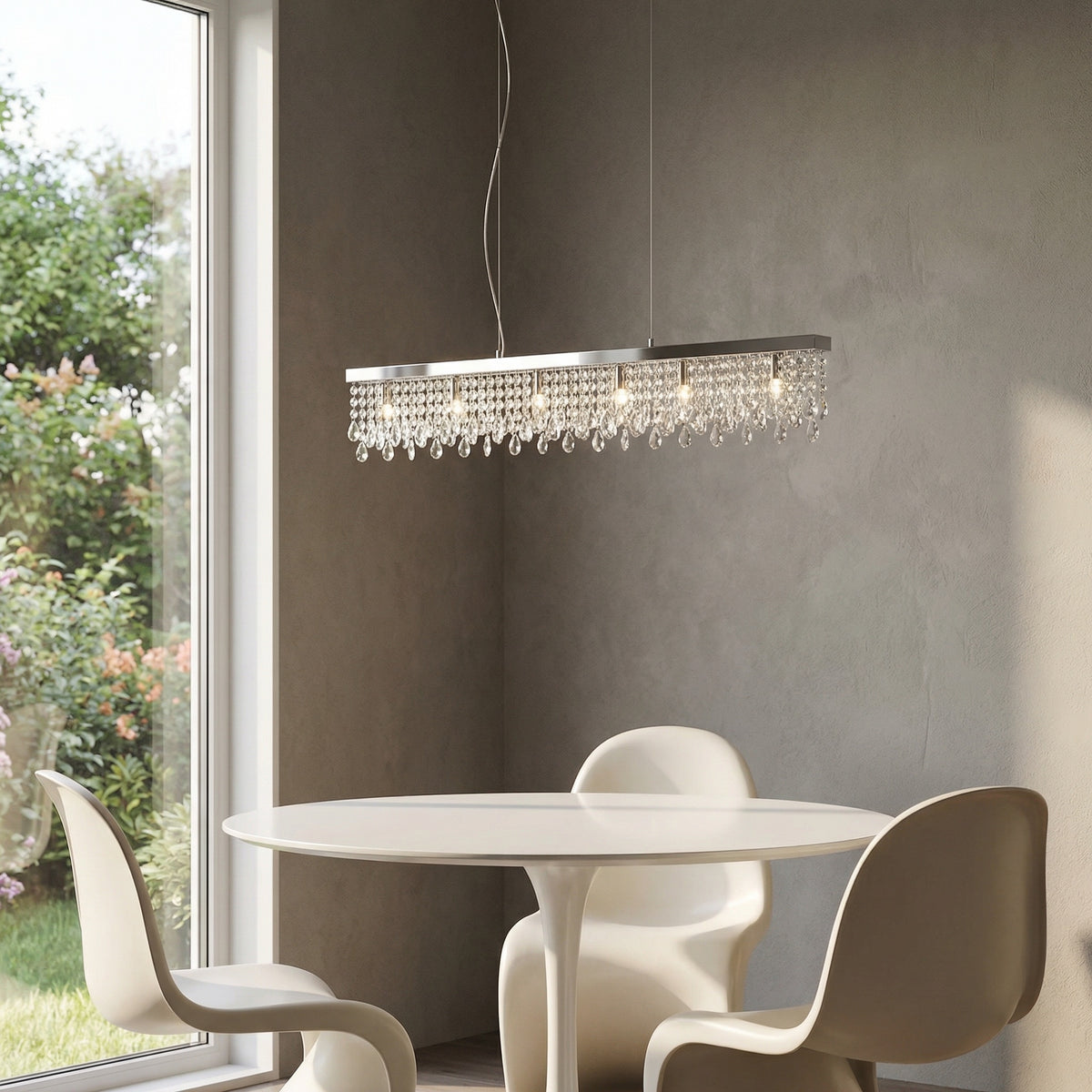 Yiosi Series Crystal Pendant Light Style N - scene-2